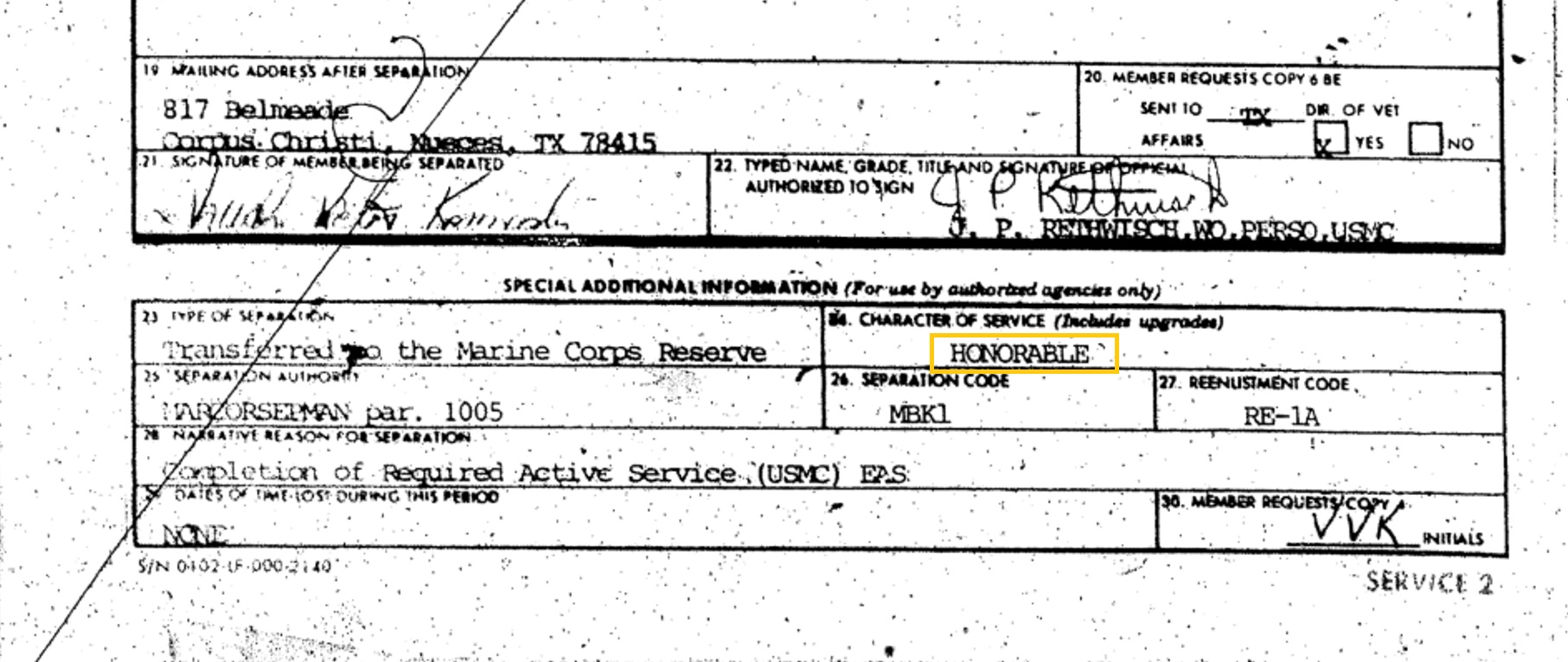 Victor Marx military discharge and stolen valor